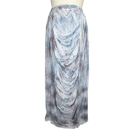ISSEY MIYAKE Issey Multi-Print Shirring Banding Skirt 55 26809408