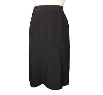 ISSEY MIYAKE Schwarzer Schlitzrock S 26809169