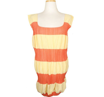 ISSEY MIYAKE Pleats Please Color Block Sleeveless Dress 3 26809553