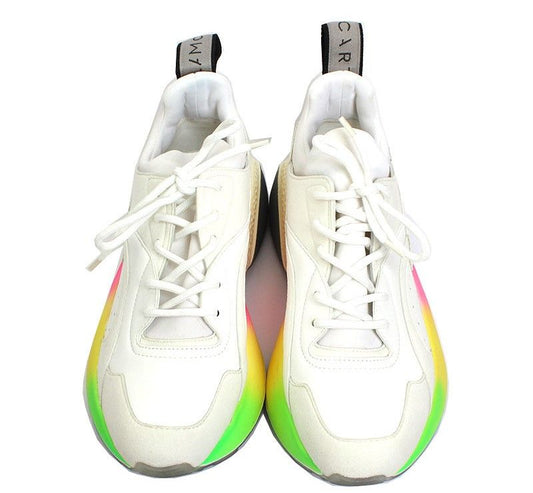 Stella McCartney White Neon Sneakers 37 30718429