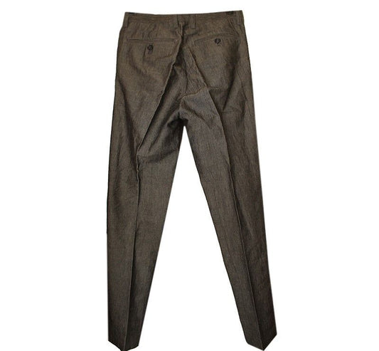 ISSEY MIYAKE Issey Melange Grau Leinenmischung Hose M 26809579