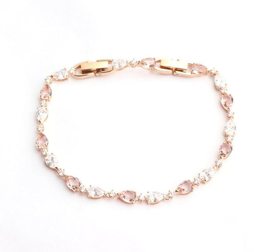 Swarovski Crystal & Pink Gold Bracelet 26811558