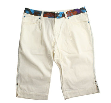 Oilily Cream Multi-Embroidered Men's Shorts 42 26810641