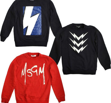 NEIL BARRETT MSGM Kinder Rot Sweatshirt 10 Jahre 27126697