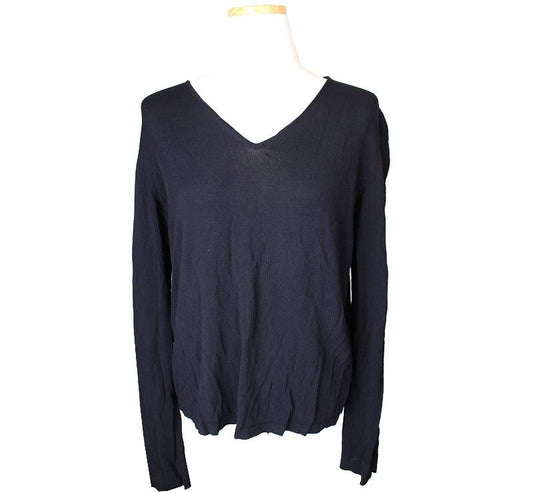 MaxMara Navy Knit Top 44 55 26807216