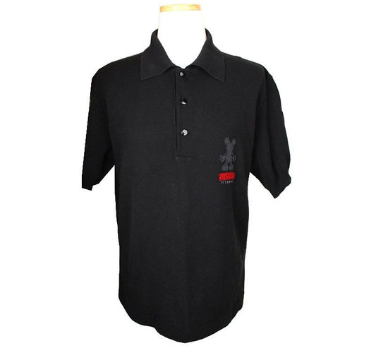Iceberg Black Disney Character Shredded Sleeve Cotton Top M 26807343