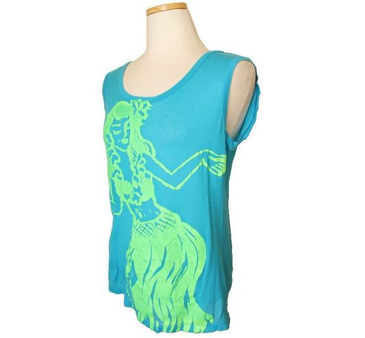 ISSEY MIYAKE Issey ME Smaragd Druck Baumwolle Tanktop F 26807335