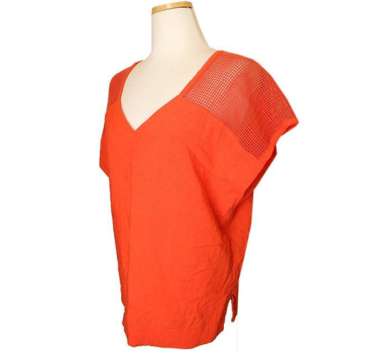 ISSEY MIYAKE Issey Punching Block Linen Blend Top 2 26807230