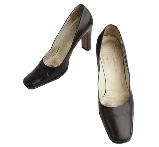 JIL SANDER Schwarze Quadrat Zehen Pumps 37 26810782
