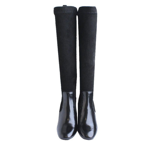 Tory Burch Black Sock Long Boots 36 26811100