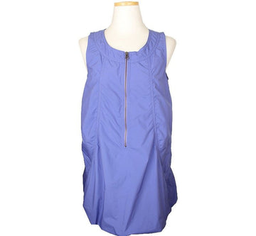 ISSEY MIYAKE Issey24 Light Purple Shirred Balloon Zip-Up Dress 2 26809497
