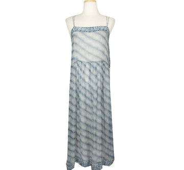 Isabel Marant Blue Sheer Silk Dress 66 26809637