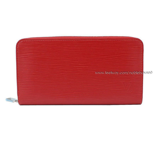 Louis Vuitton Red Epi Leather Zippy Wallet 26811687