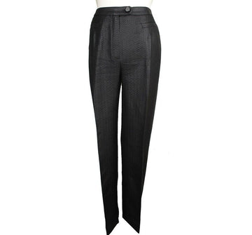 MAXMARA ウール混合ウィービングパターンパンツ 38 26809571