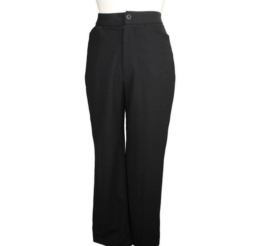 ISSEY MIYAKE Schwarze elastische Wollhose S 26810046