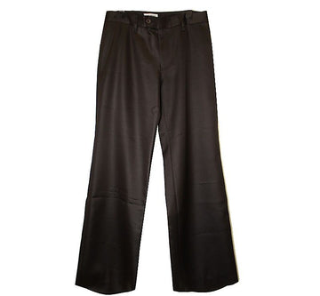 ISSEY MIYAKE Issey FETE Black Glossy Wide Pants 1 26810057