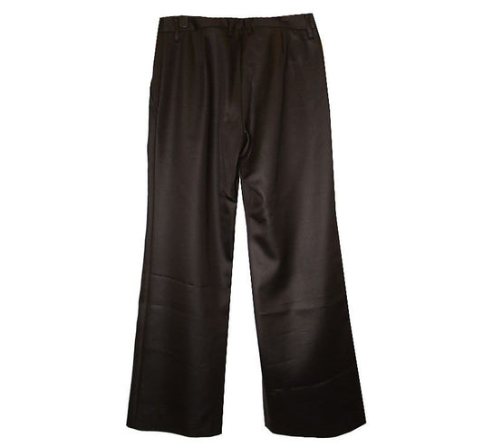ISSEY MIYAKE Issey FETE Schwarze Hochglanz Weite Hose 1 26810057