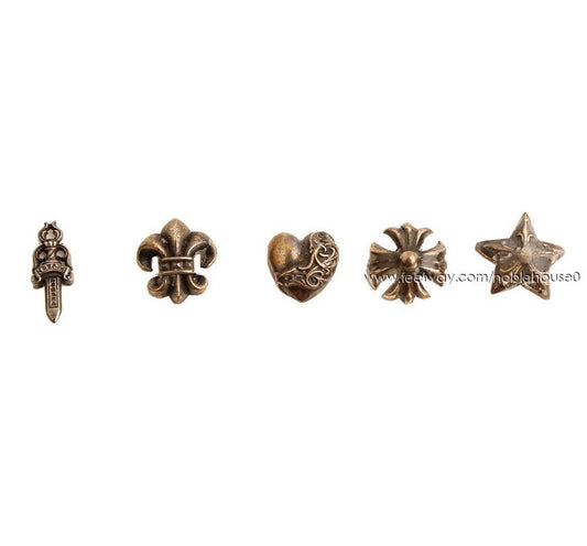 Chrome Hearts 925 Silver Nail Parts 5P 26811782
