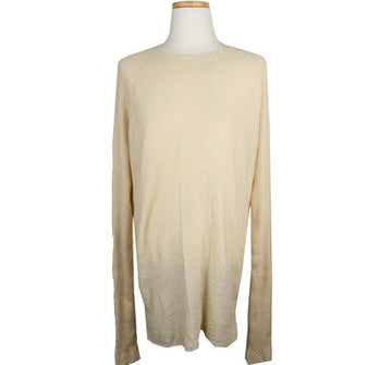 JIL SANDER アイボリーの畝状模様ニットトップス 42 26809992