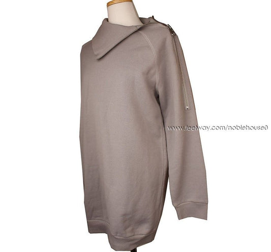 Maison Margiela MM6 Grey High Neck Sweatshirt M 26807190