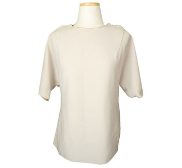 LANVIN アイボリー バックカットシフォン トップス 82 26807182