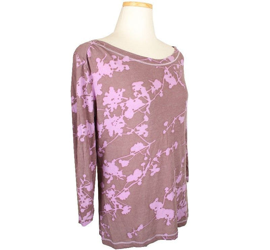 Kenzo Cocoa & Pink Print Top L 26807086