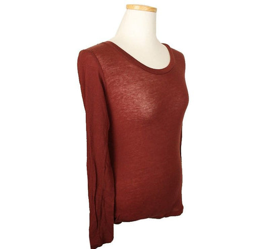 ISSEY MIYAKE Issey ME Wine Wool Blend Top F 26807312