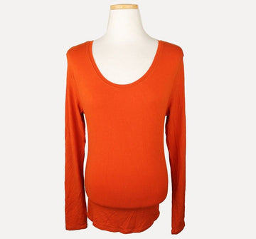 ISSEY MIYAKE Orange Knit Top 2 26807294