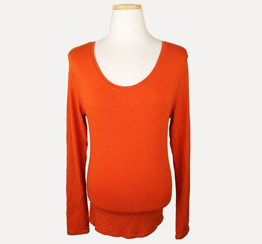 ISSEY MIYAKE Orange Knit Top 2 26807294