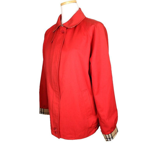 BURBERRY Roter Beigekarierter Jumper 66 26810401