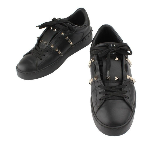 VALENTINO ロックスタッド アンタイトル ヒドンオープン スニーカー 37.5 26807369