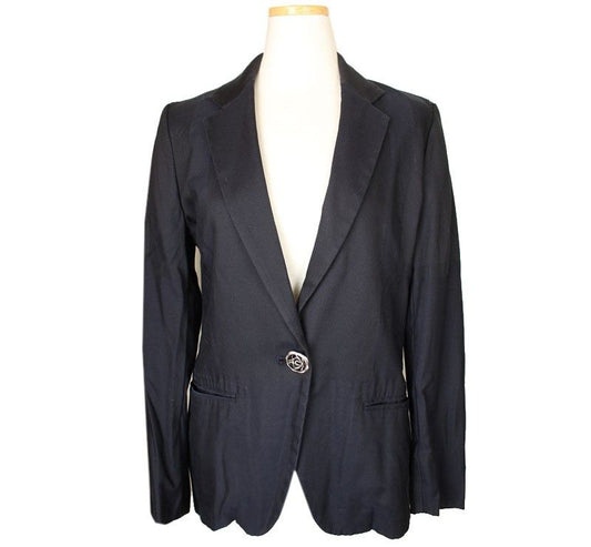 ISSEY MIYAKE Issey Blockjacke in Schwarz und Marine 2 26810141
