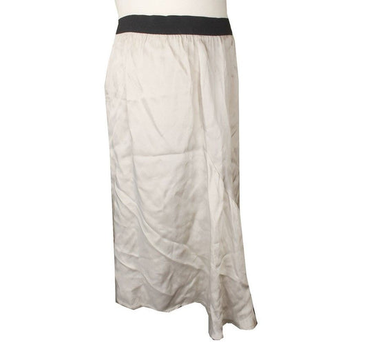 Isabel Marant Metal Beige Banding Asymmetrical Skirt 1 26809427