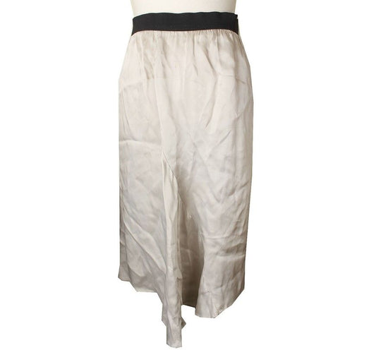 Isabel Marant Metal Beige Banding Asymmetrical Skirt 1 26809427