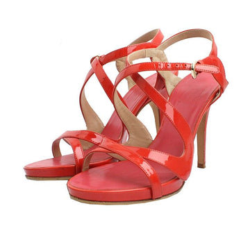 Armani Collezioni Coral Red Sandals 37 40276174