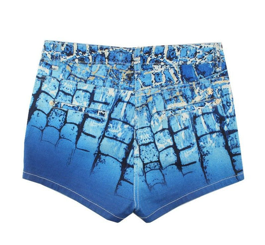 ROBERTO CAVALLI Multifunktions-Denim-Shorts 38 26809586