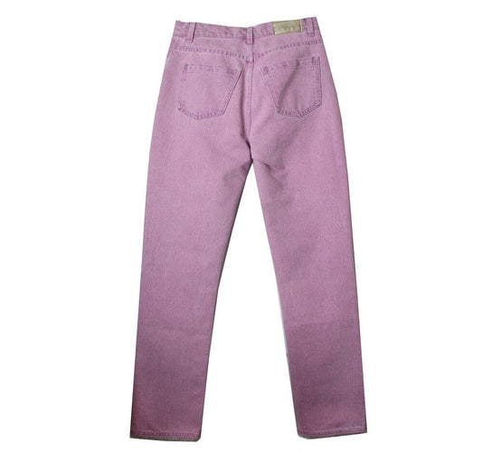 BLUMARINE Rosa-lila Glitzer Denimhose 66 43851657