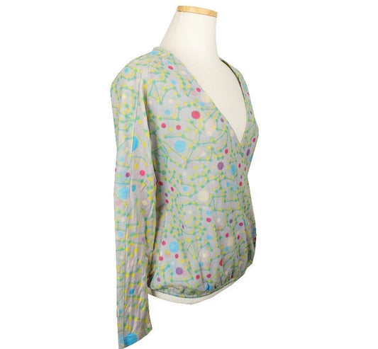 ISSEY MIYAKE Issey Multi-Print Wrap Banding Cotton Top 2 26807172