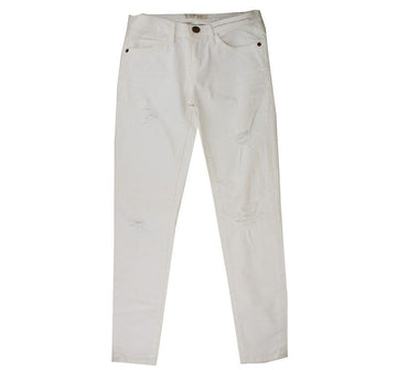 Current Elliott Current/Elliott White Distressed Skinny Jeans 24 26809825