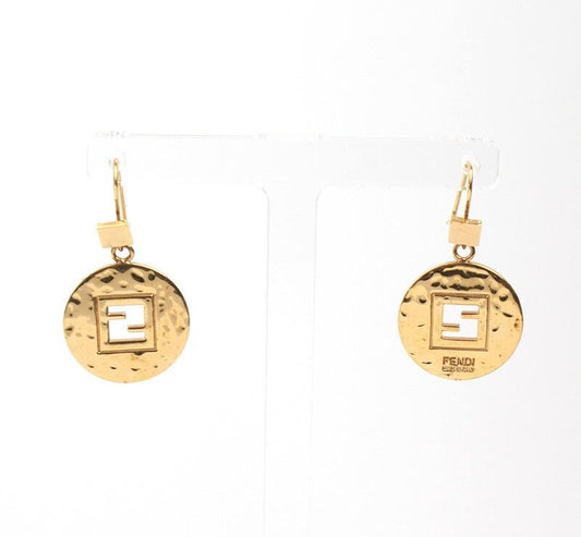 Fendi Gold Logo Earring Set 32029253