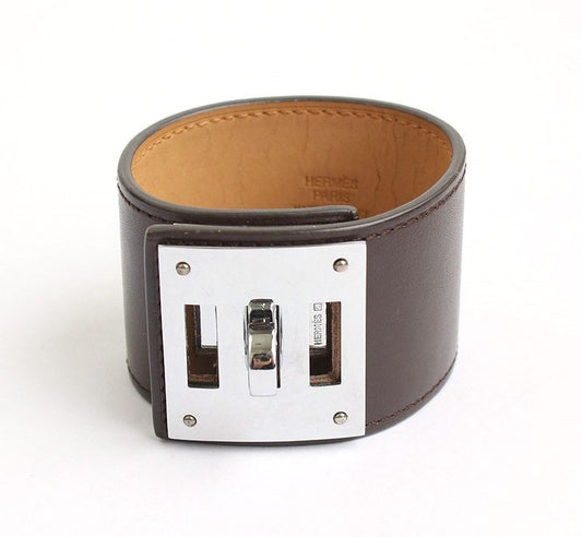 Hermes Kelly Dog Silver Bracelet J 26811786