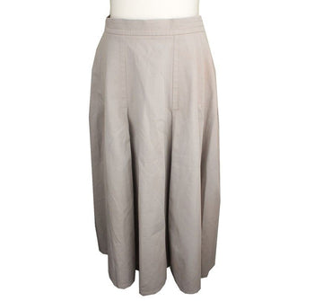 MAXMARA Beige Baumwolle Faltenrock 38 26809284