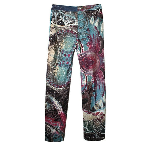 ROBERTO CAVALLI Grüne Glitzerhose 55 44008469