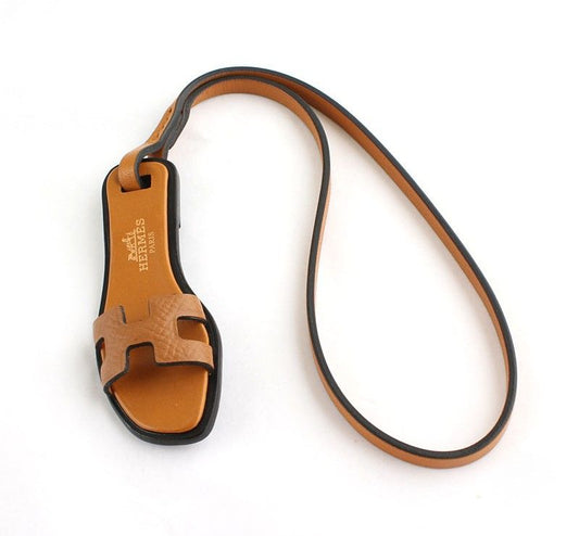 Hermes Camel Oran Slipper Bag Charm 26811744