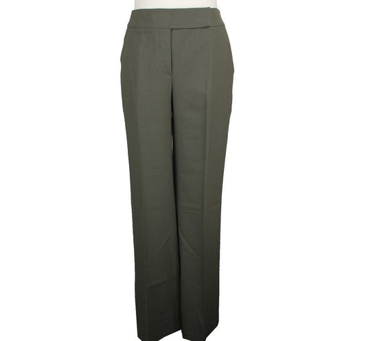 THEORY Kaki Weite Wollhose 0 26809860