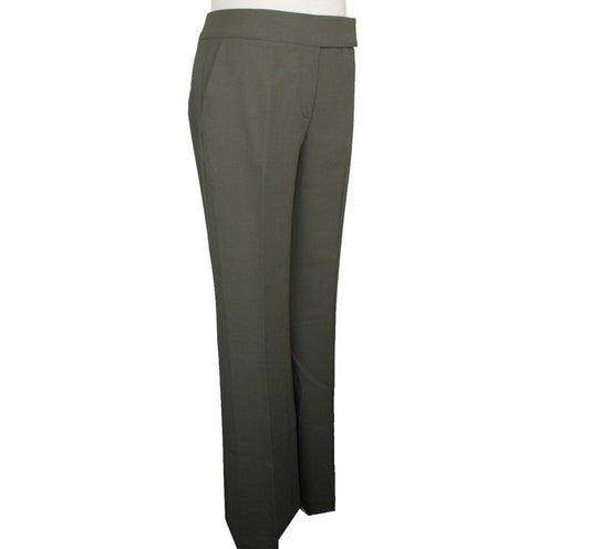 THEORY Kaki Weite Wollhose 0 26809860