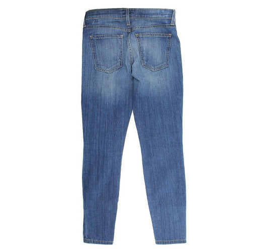 CURRENT ELLIOTT Current/Elliott Blue Waschung Damage Skinny Jeans 24 26809752