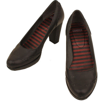 CAMPER Schwarze Stitched Pumps 245 26810772