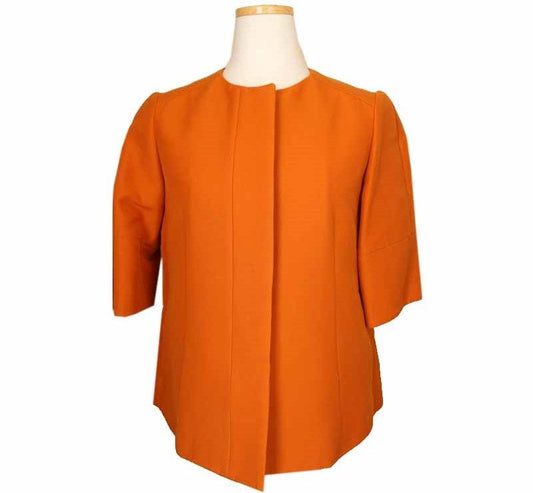 Marni Orange Cotton Short Jacket 36 26810181