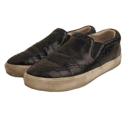 Ash Black Wanny Pattern Leather Slip-On 36 26807594